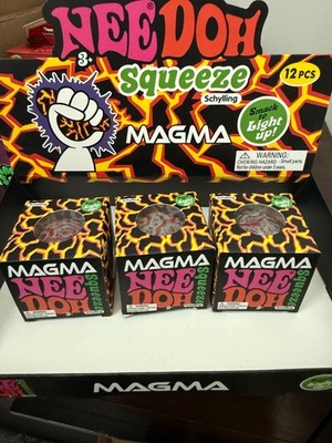 Rare Authentic NeeDoh Magma Squeeze - Light-Up - 2 Left!