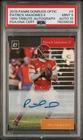 2019 Panini Optic 1999 Tribute Patrick Mahomes PSA 9 Auto 10 Jersey Match 15/15