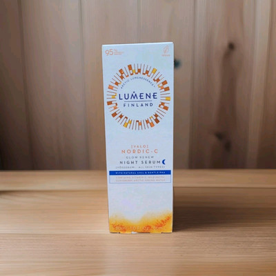 Lumene Nordic-C VALO Glow Renew Night Serum w/ Vitamin C 1oz NIB 