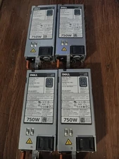 Dell 750W Titanium PSU R630 R730 (200-240V Only; NOT 110V) KNHJV 57TFT Lot Of 4