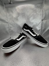 Vans Ward Black White Skate Shoes Sneakers Womens Size 6.5 Low Top VN0A38DM187