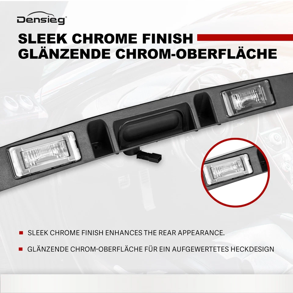 Densieg Maniglia Bagagliaio Posteriore Cromata per MINI R55 R56 R57 51132753603 - Immagine 4 di 4