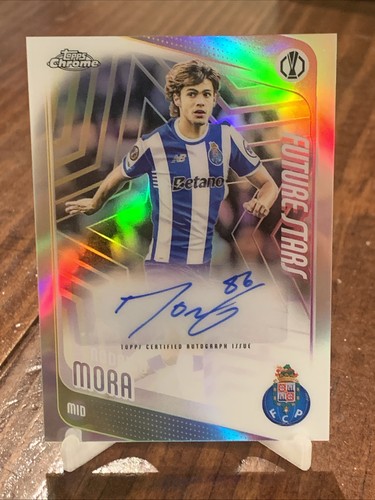 Rodrigo Mora #FSA-RM 2025 Topps Chrome UEFA Future Stars Autograph card