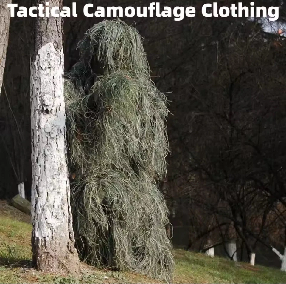 Traje Chillin Caza Camuflaje 3D Hombre’s Mujer’s Ropa de Caza 140-160 Cm Foto 2 de 3