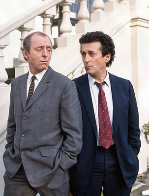 #ad Jasper Carrott as Bob Louis Robert Powell as Briggs in BBC comedy Old Photo 5 AU $10.00