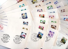 Castelli d'Italia - 35 on envelopes FDC Cavallino ann. special figures