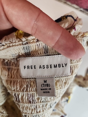 Free Assembly Girls Crop Top Size M 7/8 C88 - Picture 4 of 5