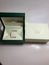 Authentic Large Green Wave Rolex Empty Watch Box