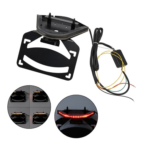 License Plate Holder Bracket fit for BMW S1000RR 21~24 Black
