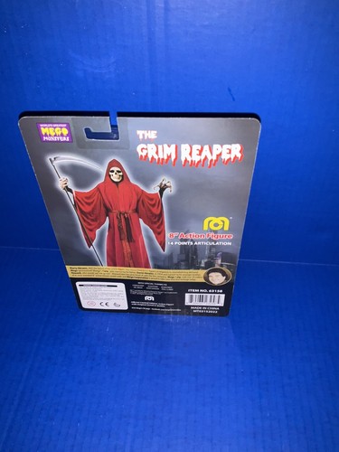 The Grim Reaper Mego 8" Figure Horror Monster Halloween New - Picture 5 of 9