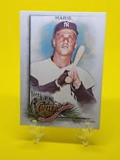 2022 Allen and Ginter Base Silver Hot Box #215 Roger Maris - New York Yankees