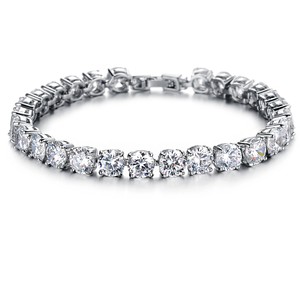 Damen Armband Tennisarmband Zirkonia Glitzer Hochzeit ...