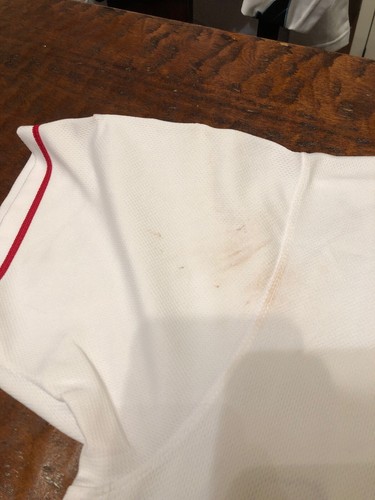 Cameron Maybin Signed Game Used 4th Of July Angels Jersey Psa Dna & MLB Coa - Picture 3 of 12