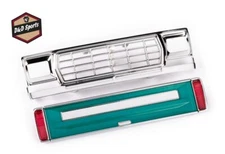 Traxxas 9819-GRN - Front grille / tailgate panel (Green)/ LED lenses (Fits 9212)