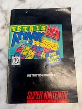 Tetris Attack for SNES Super Nintendo Manual ONLY MO52725