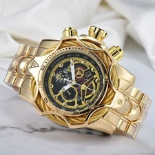 Men's Watch INVIC Large Dial Steel Belt Sports Quartz Watch