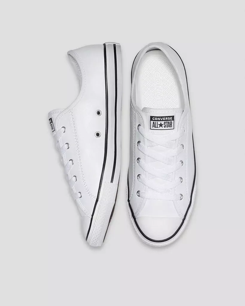 Womens Size 8 Converse Chuck Taylor All Star Dainty Leather Low