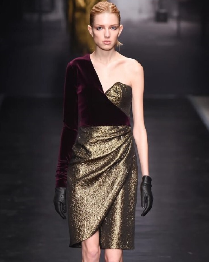 green emerald velvet dress Make It Known Net Dress in Gold Metallic
