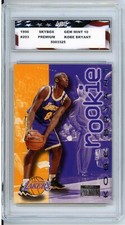 1996 Skybox Premium Basketball Kobe Bryant Rookie RC #203 AGC 10 Gem Mint