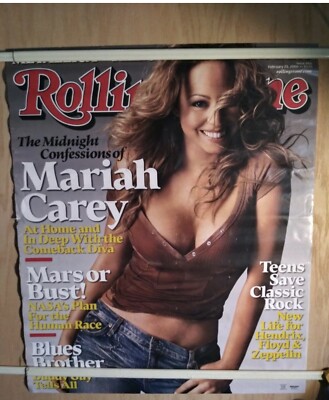 Mariah Carey 🎤 Rolling Stone Cover Poster 🎤 34