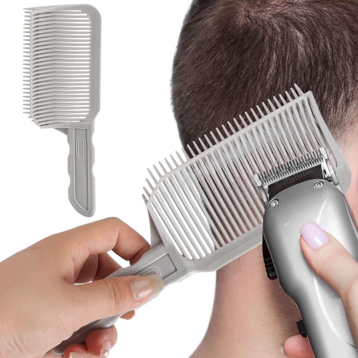 2x Blending Comb Barber for Fading Tapering Thicker Hair Flat Top Cutting Tool