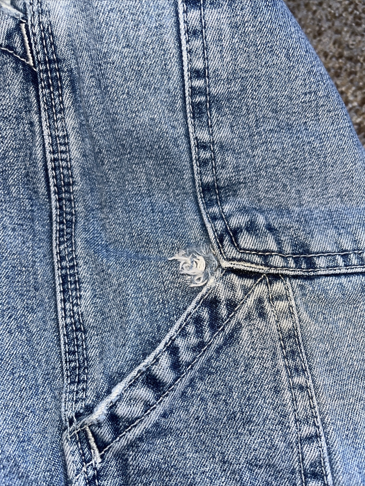 LEVIS SILVERTAB Shorts Mens Vintage Baggy Loose Carpenter Blue Jean 40 - View 5