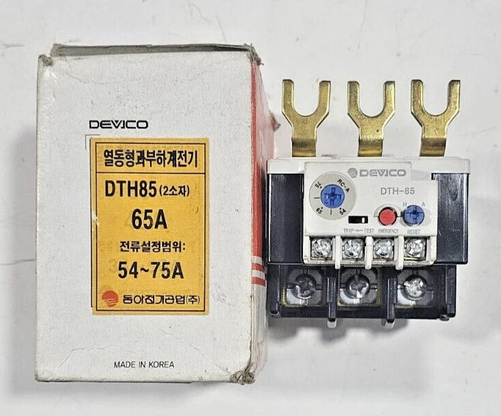 DONG-A DTH-85 New - Surplus Motor Protection Overload Relay