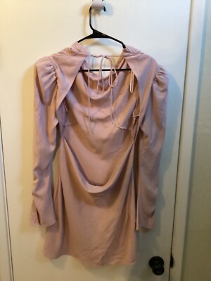 navy blue dress for baby girl Long Sleeve Pearl Backless Maxi Dress Hot Pink