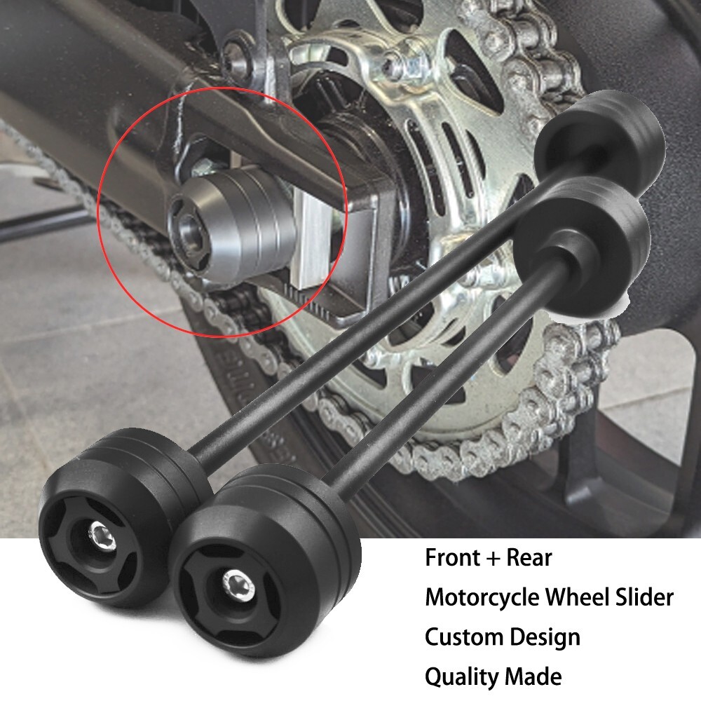 GSX600R用 For GSXS GSXR 600 750 1000 Front Rear Axle Wheel Crash