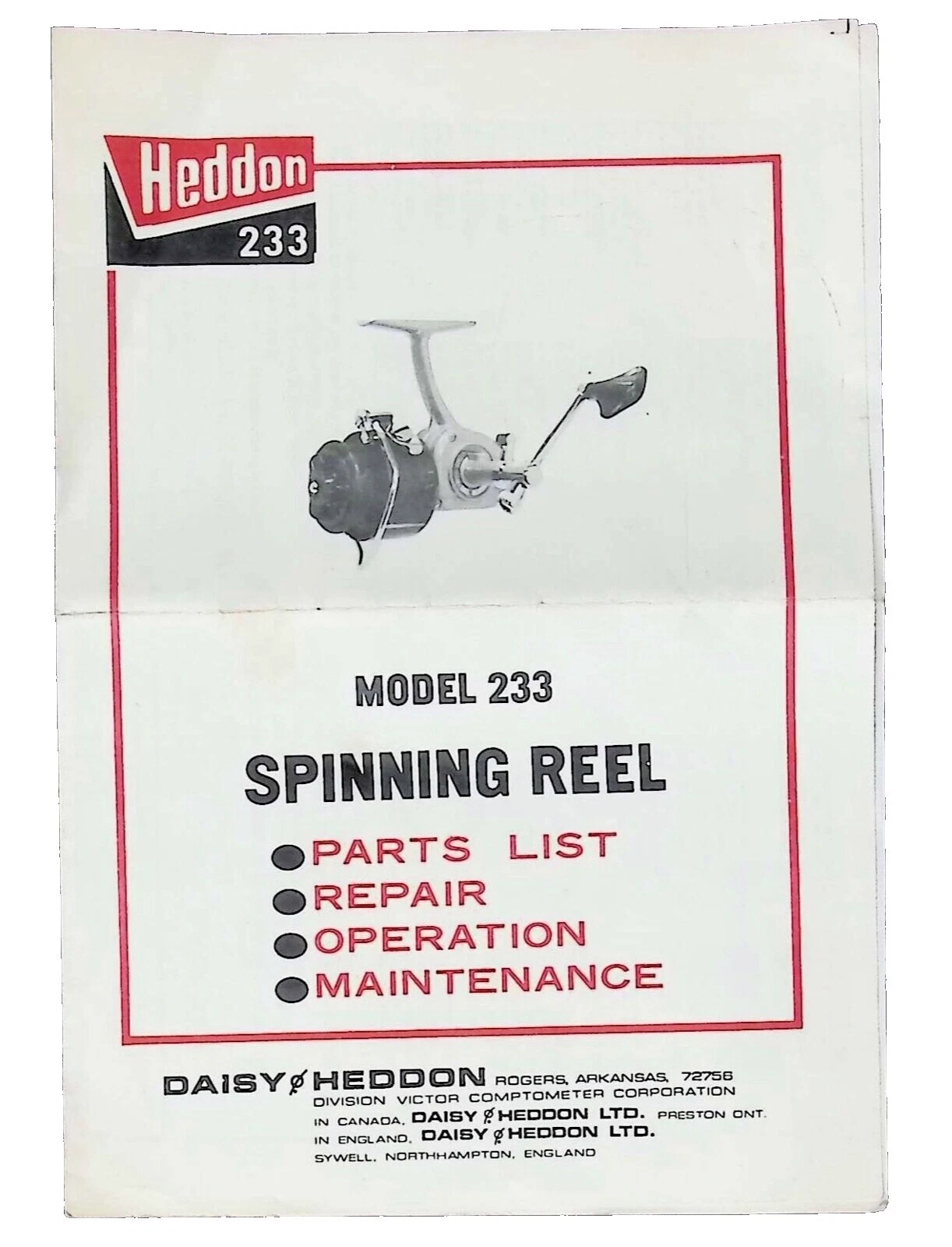 Heddon Carretes Vintage de pesca