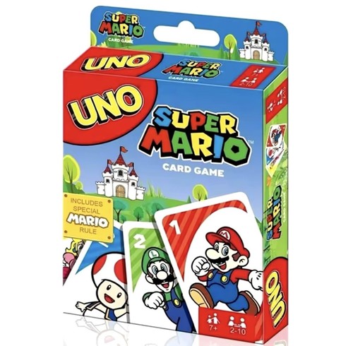 UNO Super Mario Themed Card Game 2-10 Players