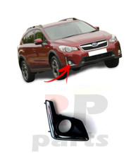 FOR SUBARU XV 16-17 NEW FRONT FOG LIGHT COVER GRILLE RIGHT O/S BLACK & CHROME