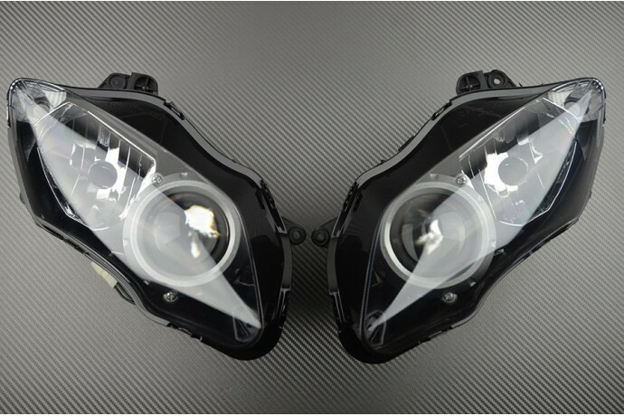 Optique Avant Gauche et Droite pour Rénover une Yamaha YZF R1 2007-2008