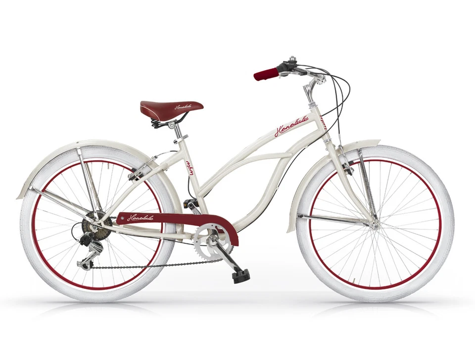 Fahrrad Honolulu Cruiser 6 Geschwindigkeit Stahl Damen MBM - Bild 3 von 4