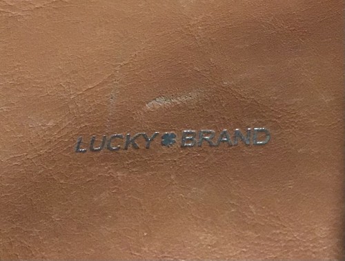 Lucky Brand Leather Boho Shoulder Bag Purse - Picture 5 of 12