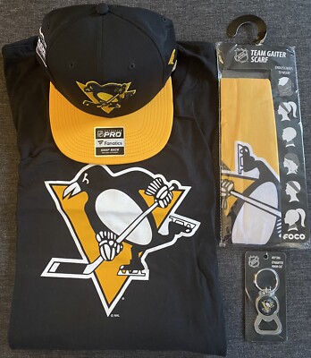 NHL Pittsburgh Penguins Adidas Shirt Fanatics Flatbill Snapback