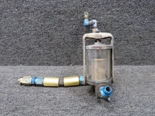 G199-100 Garwin Fuel Strainer with Fittings (Glass Bowl)