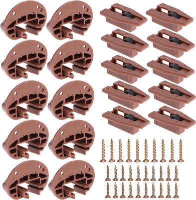 10PCS Drawer Slide Track Guide Glide for Kenlin for Rite Trak 2 for Center Mount