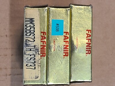 Fafnir Triplex Set  Super Precision Angular Contact Bearings 