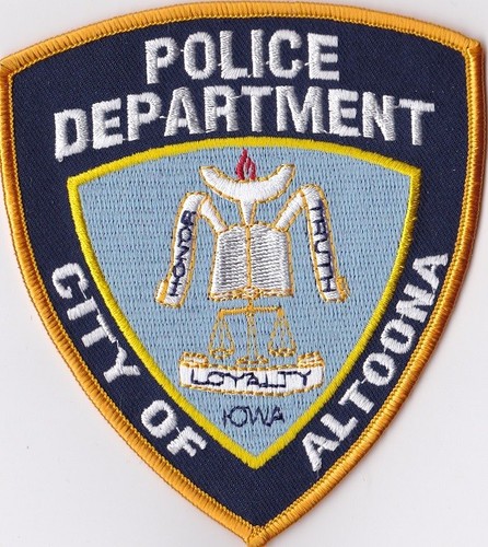 City of Altoona Police Dept. Polizei Patch Iowa IA