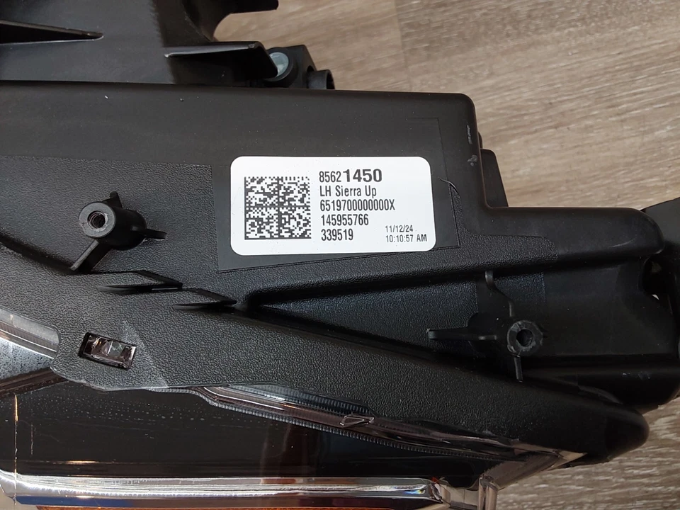 Lâmpada de cabeça lateral para motorista GMC Sierra 2019-2021 peça OEM ATREVIDA # 85621450 - Imagem 3 de 4