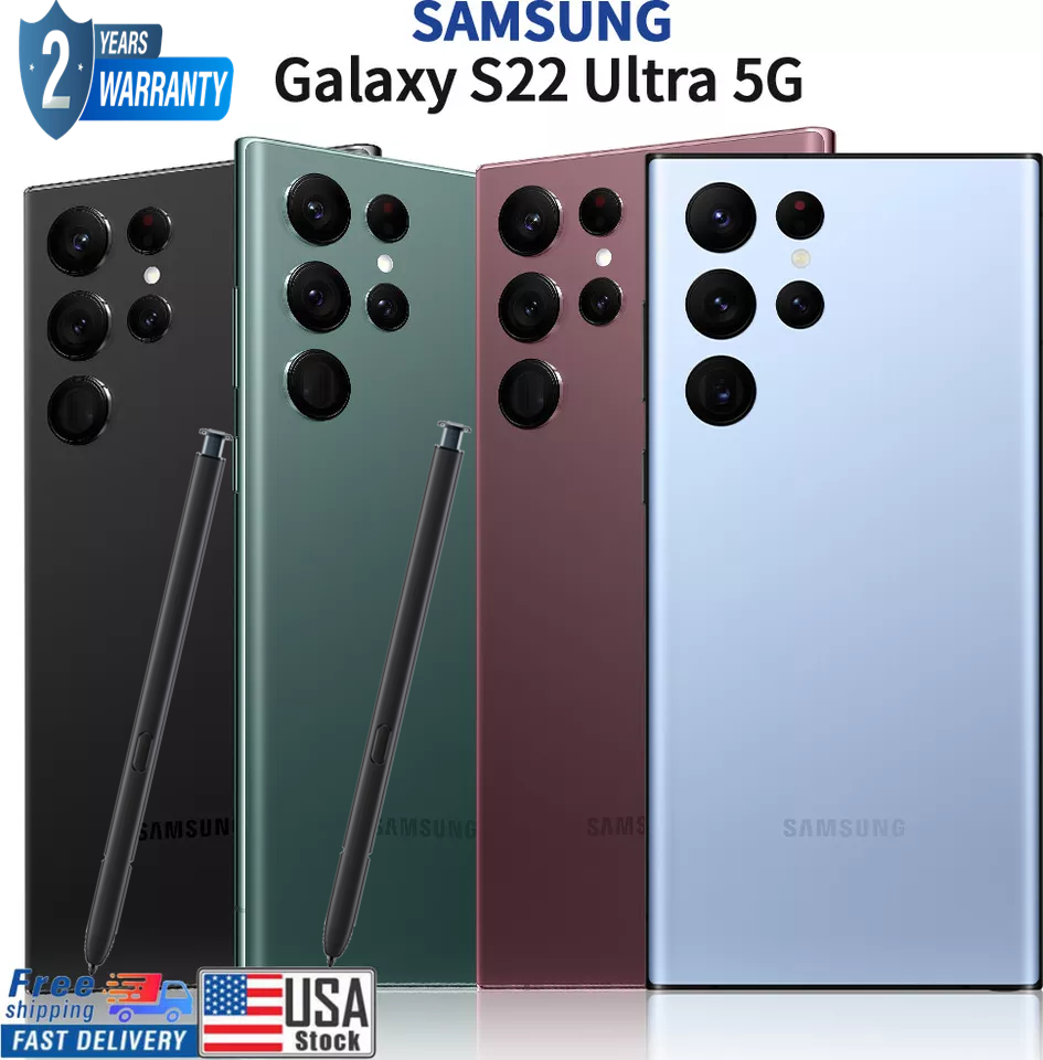 Galaxy　s22ultra au simfree Samsung Galaxy S22 Ultra 5G SM-S908U1 Factory Unlocked 128GB - All