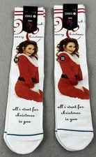 2 PAIRS Stance x Mariah Carey Make My Wish Casual Unisex Crew Socks Sz L (9-13)