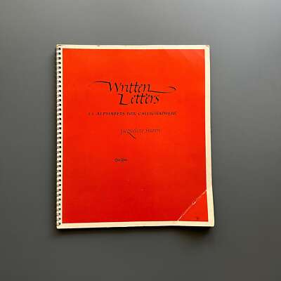 Written Letters 22 Alphabets for Calligraphers by Jacqueline Svaren Rare 1981