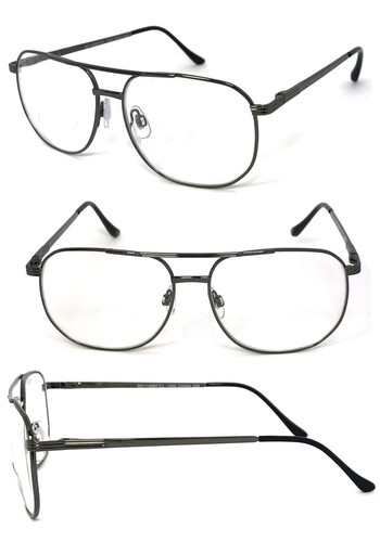 1 or 2 Pairs Metal Frame Large Pilot Full Lens (Not Bifocal) Reading Glasses - Picture 6 of 11