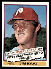 1976 Topps Traded Baseball #80T Jim Kaat NM