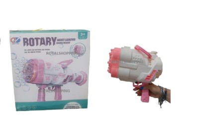 Macchina Sparabolle Spara Bolle di Sapone Gioco Bambini Party