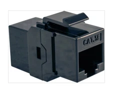 Lot of 5 ~ Inline Snap-In CAT5e UTP Keystone Coupler Jack RJ45 Female-Female