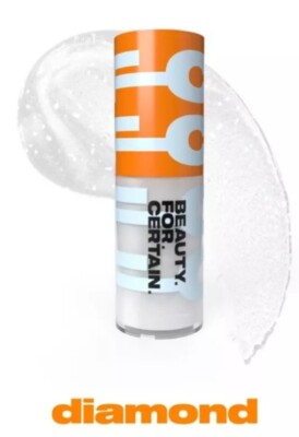 Beauty For Certain High Pigment Lip Gloss Shine In Diamond 3.5ml New Sealed