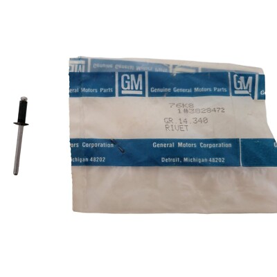 GM General Motors RIVET Part #3828472 | eBay